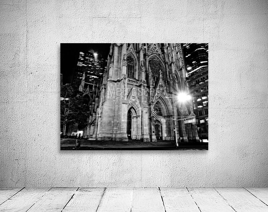 st patricks cathedral at night  horizontal 1530 C Wall Preview