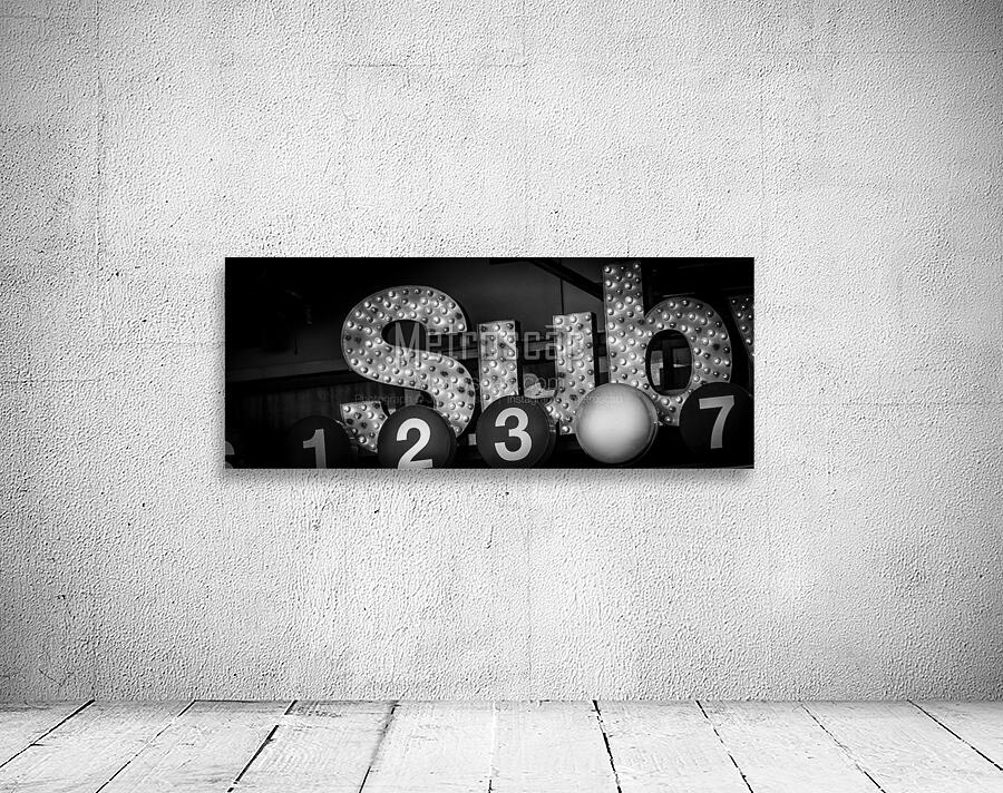 subway sign times square  panoramic 1502 Sub 13k. Wall Preview