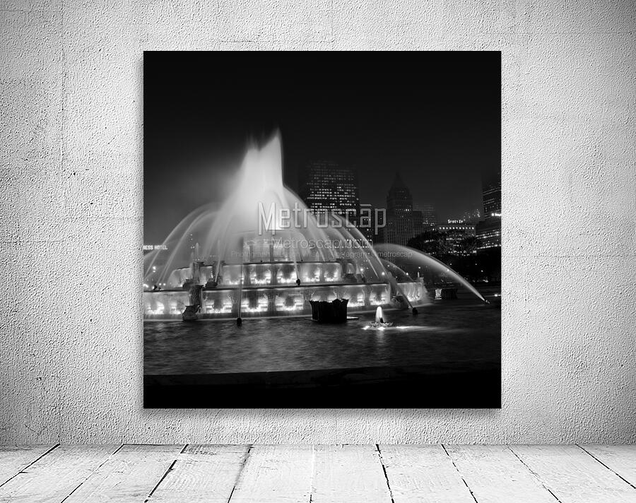 buckingham fountain at night grant park  square 5 Wall Preview