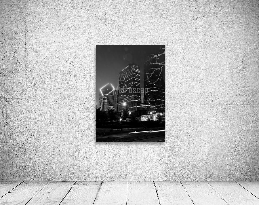 chicago skyline columbus drive randolph street  v Wall Preview