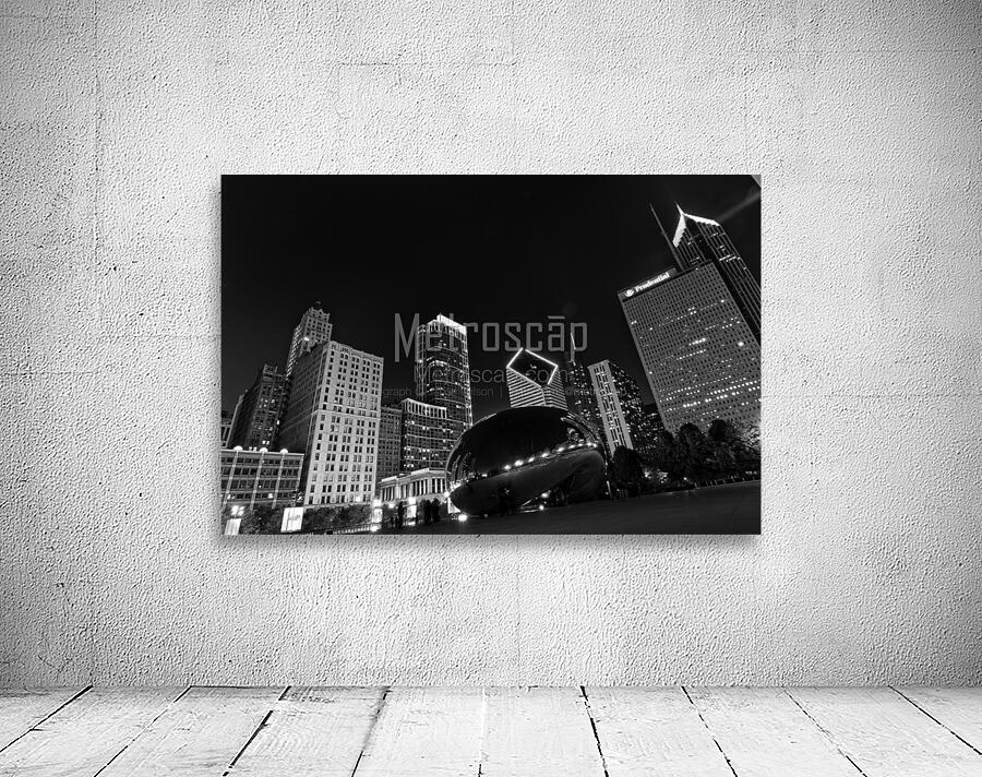cloud gate bean at night  horizontal 1189 Cloud 1 Wall Preview