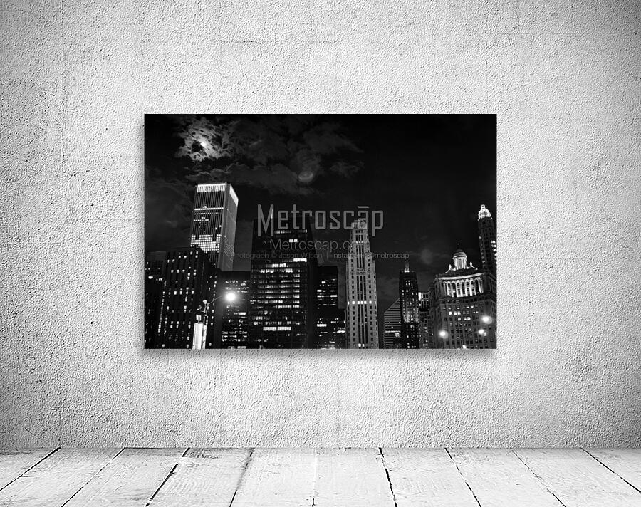 magnificent mile at night  horizontal 73 Michigan Wall Preview