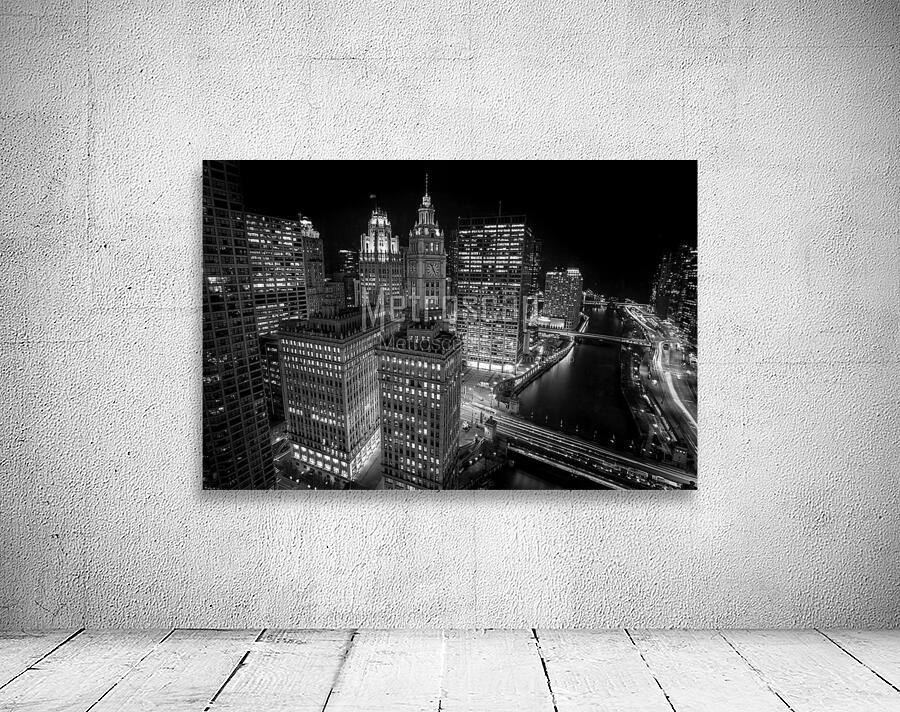 view from trum chicago at night  horizontal 2570 Wall Preview