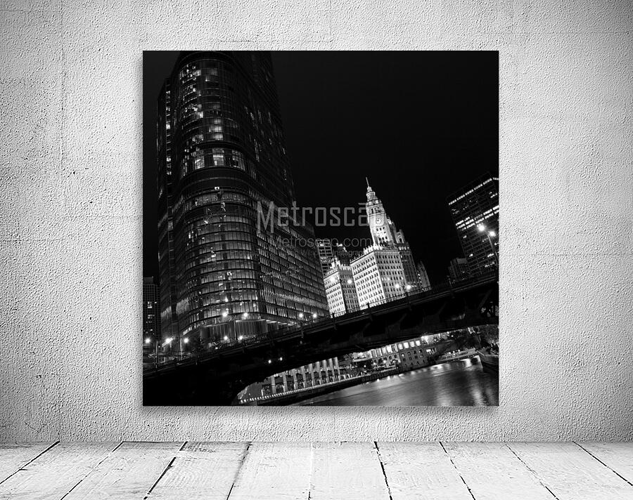 trump tower wrigley building at night  square 121 Wall Preview
