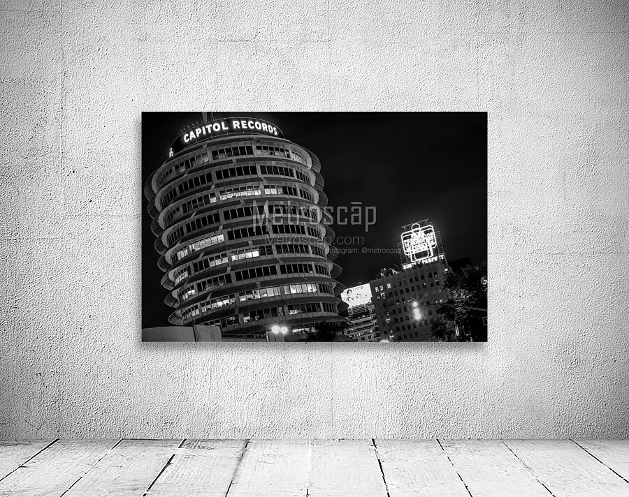 capitol records building at night  horizontal 259 Wall Preview