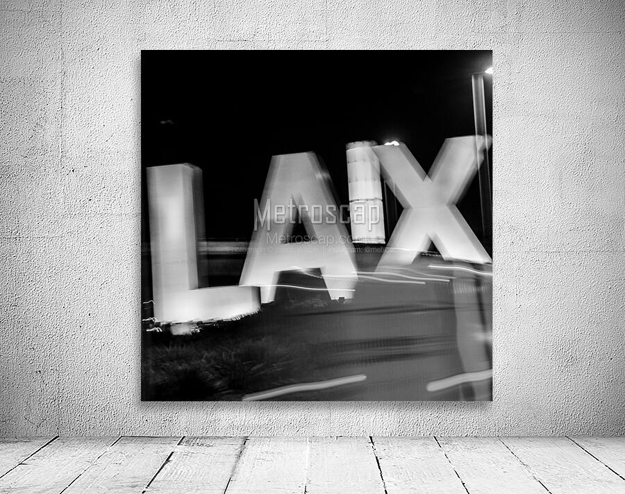 blurry LAX sign  square 2173 Laix 13k Wall Preview