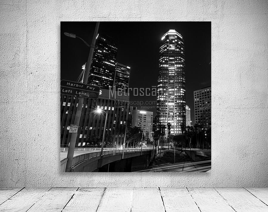 6th street at the 110 downtown la skyline at nigh 1708173477.8501 Wall Preview