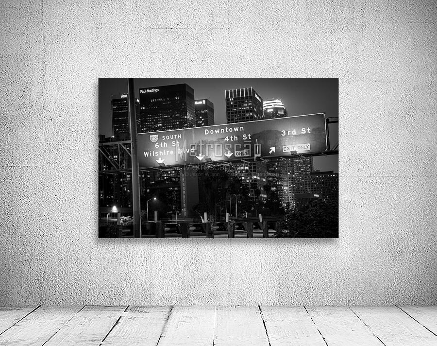 downtown LA and 4th street exit  horizontal 2168 Wall Preview