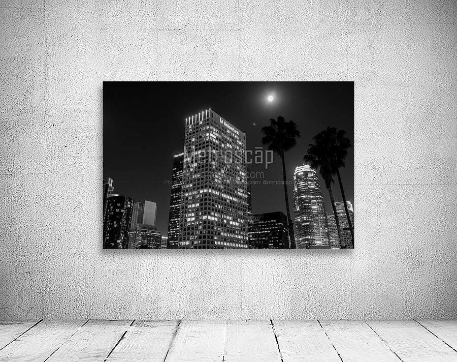 full moon over downtown los angeles  horizontal 2 Wall Preview