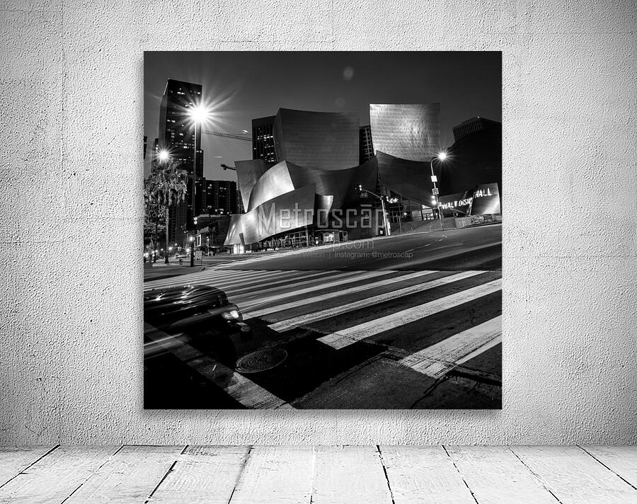 walt disney concert hall at night  square 2149 Co Wall Preview