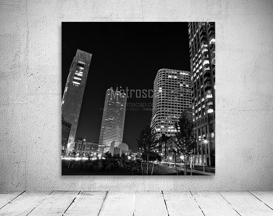 boston financial district night  square 38 Purcha Wall Preview
