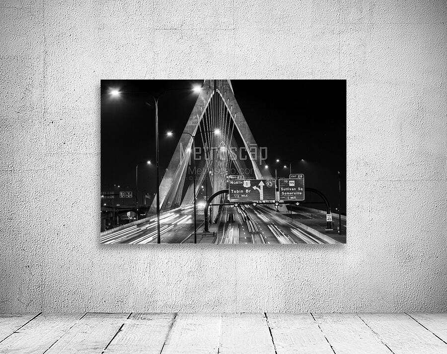 bunker hill bridge night traffic  horizontal 45 T Wall Preview
