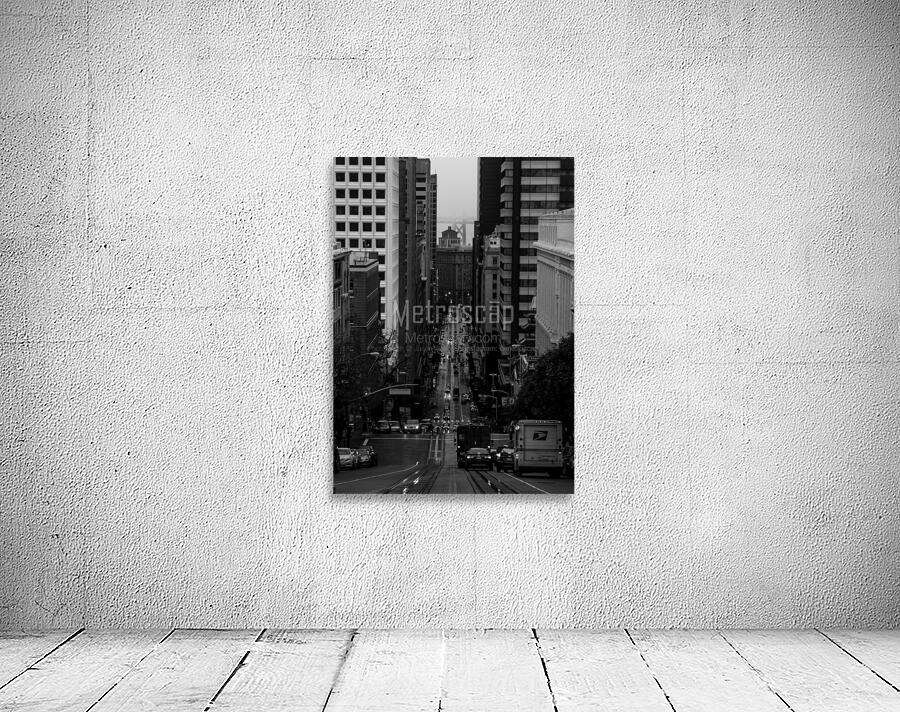 california street downtown san francisco  vertica Wall Preview