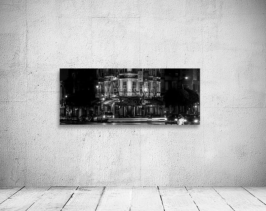 cafe zoetrope columbus drive kearny night  panora Wall Preview