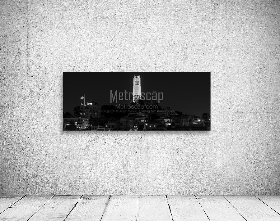 coit tower from russian hill  panoramic 494 Coit Wall Preview