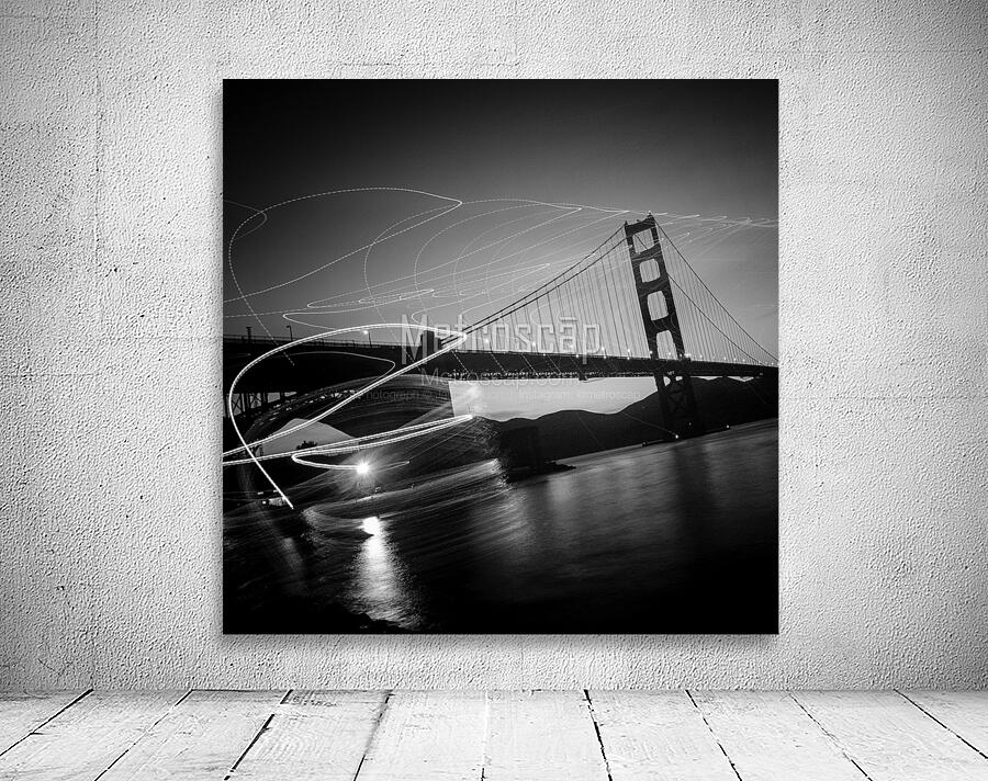 fort point and gg bridge  square 493 Chrysopylae Wall Preview