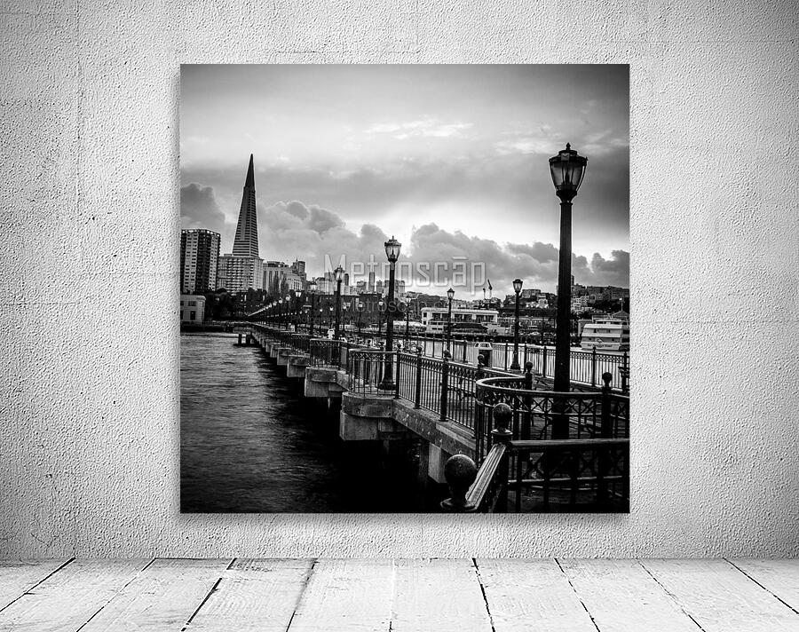 gas lamps pier 7  square 500 Gaslight 13k Wall Preview