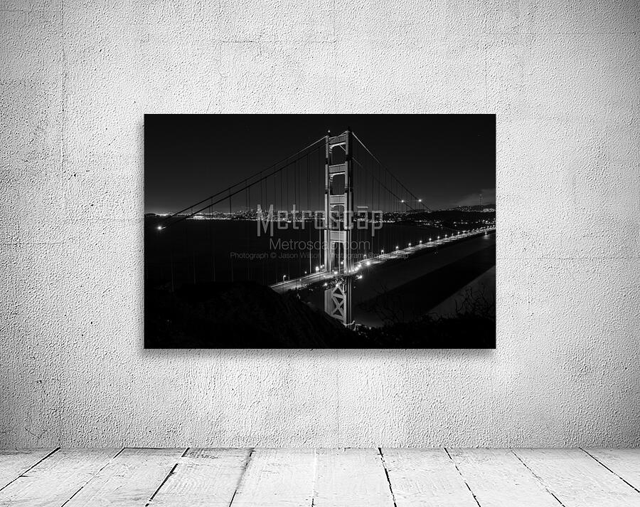 golden gate bridge night from marin headlands  ho Wall Preview