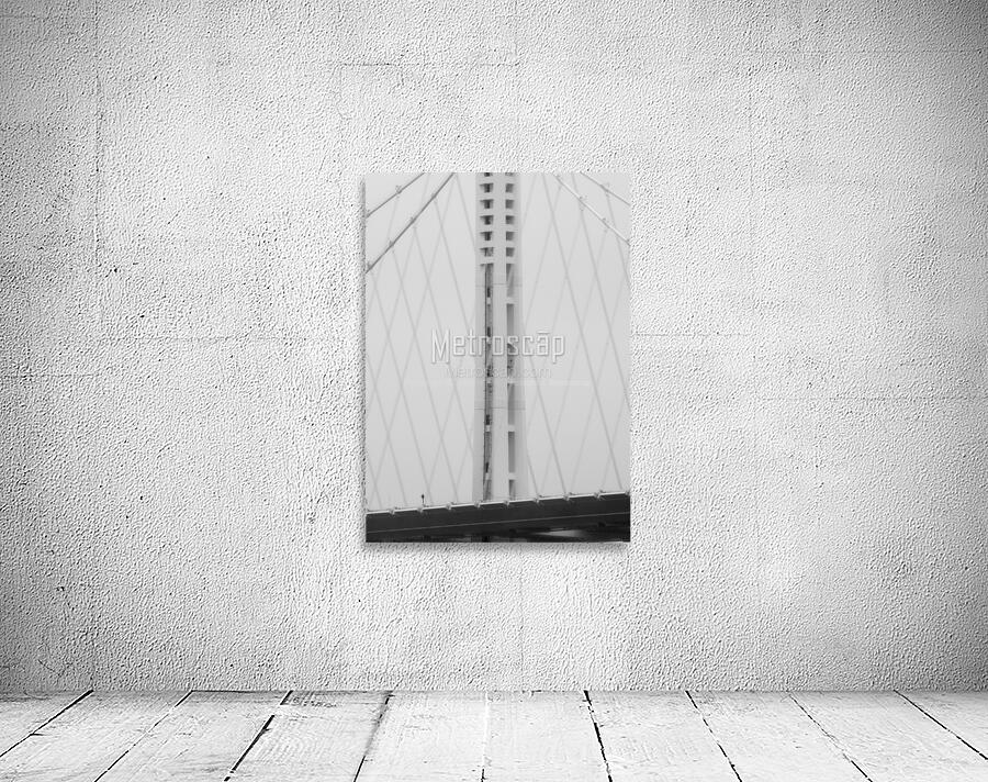 oakland bay bridge mist fog  vertical 2856 Spire Wall Preview