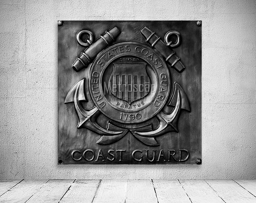 us coast guard bronze plaque  square 3325 CoastGu Wall Preview