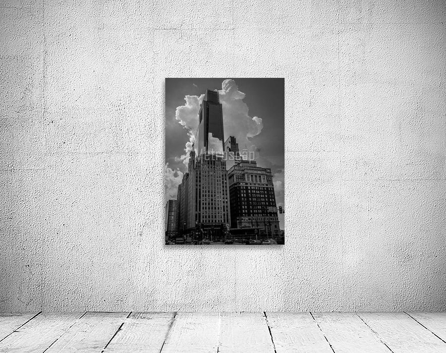 thunder cloud over comcast tower downtown philly Wall Preview