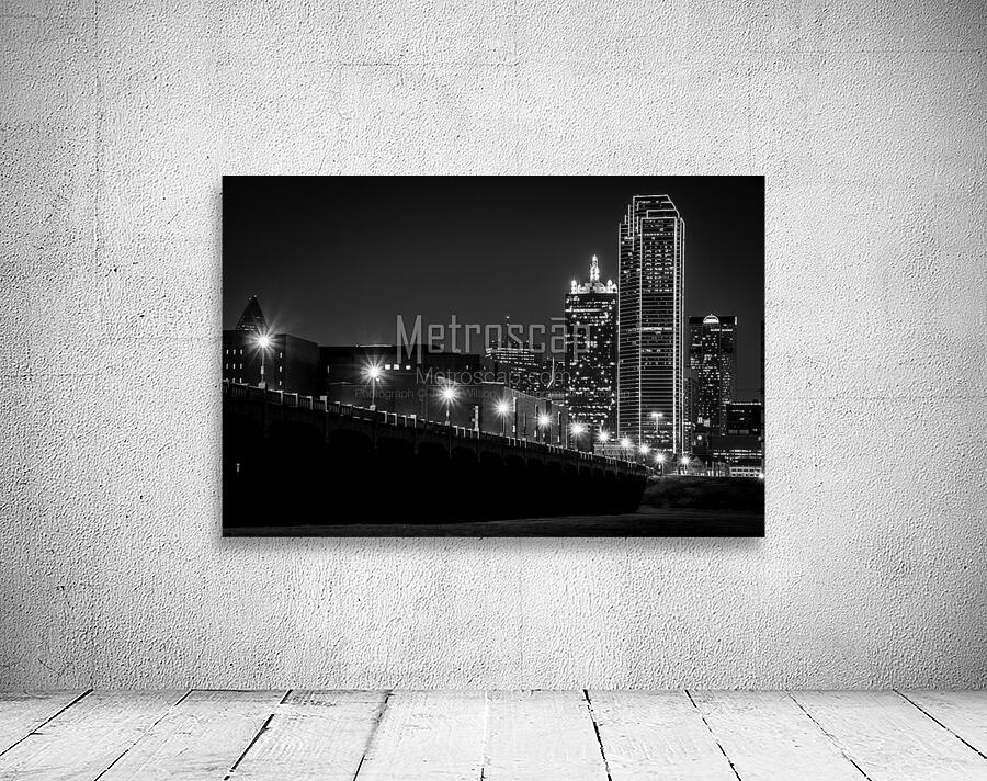 commerce street dallas texas at night  horizontal Wall Preview