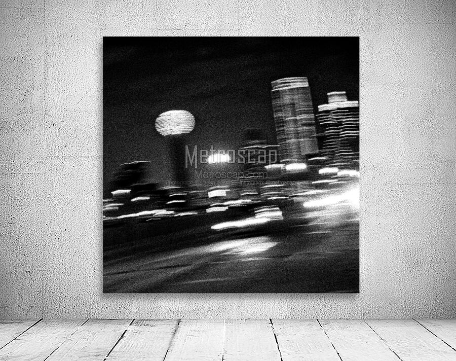 blurry downtown dallas houston viaduct  square 21 Wall Preview