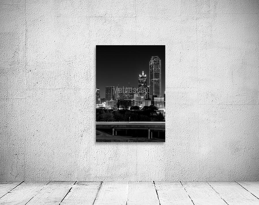 downtown dallas skyline stemmons expressway  vert Wall Preview