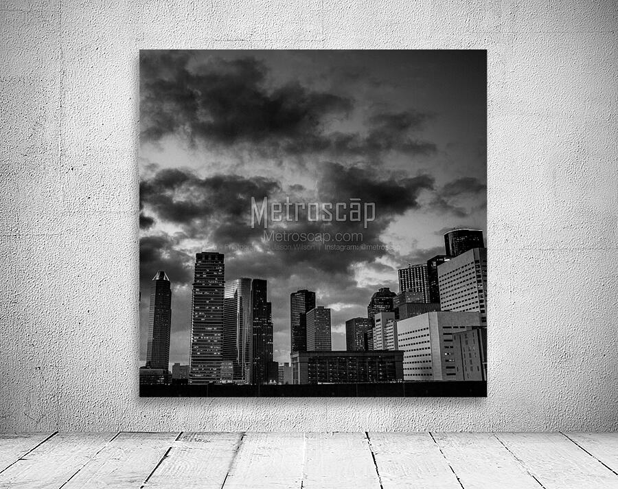 downtown houston texas skyline  square 3273 Dusk Wall Preview