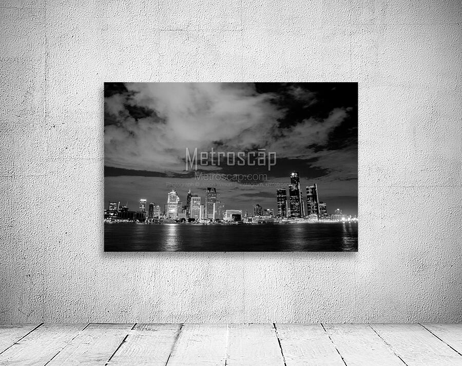 detroit skyline from windsor ontario  horizontal Wall Preview