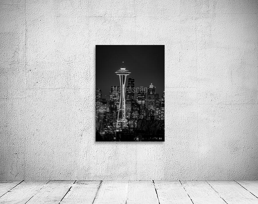 seattle space needle at night  vertical 299 Needl Wall Preview