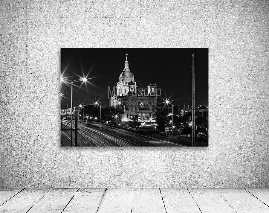 basilica st mary at night  horizontal 1687 Basili Wall Preview