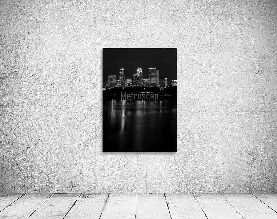 minneapolis skyline at night  vertical 1681 Antho Wall Preview