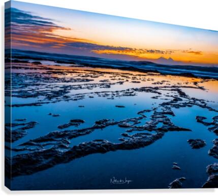 Cave Rock Rock Pools Canvas Print