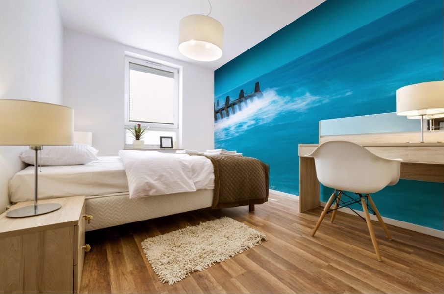 Morning Blues Mural print