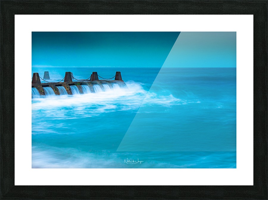 Morning Blues Picture Frame print