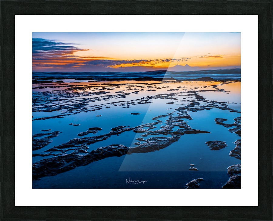 Cave Rock Rock Pools Picture Frame print