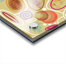Abstract Circles In Ocre Acrylic print