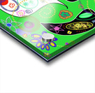 Paisley Lime Acrylic print
