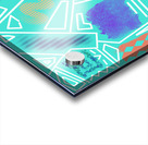 Rectangles In Turquoise Acrylic print