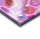 Abstract Circles In Violet Acrylic print