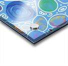 Circle Overload In Blue Acrylic print