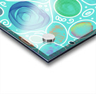 Circle Overload In Turquoise Acrylic print