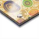 Circle Overload In Gold Acrylic print