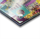 Turquoise Collage Acrylic print