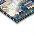 Blue Collage Acrylic print
