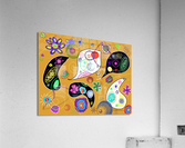 Paisley  Orange Acrylic Print