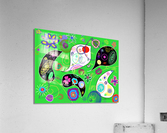 Paisley Lime Acrylic Print