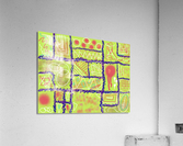 Divide  Conquer Yellow Acrylic Print