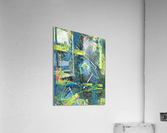 Lime  Blue Medley Acrylic Print